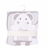 Grey Hooded Bath Towel